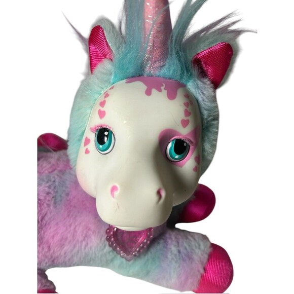 Unicorn Surprise Plush Lola And 3  Babies Stuffed Animal Purple Pink Blue - Picture 3 of 16